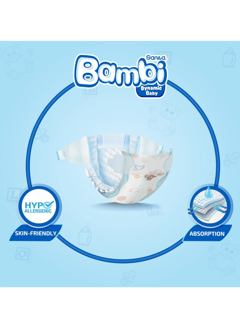 Sanita Bambi Baby Diapers Size 6 XXL 104 Diapers - Image 2