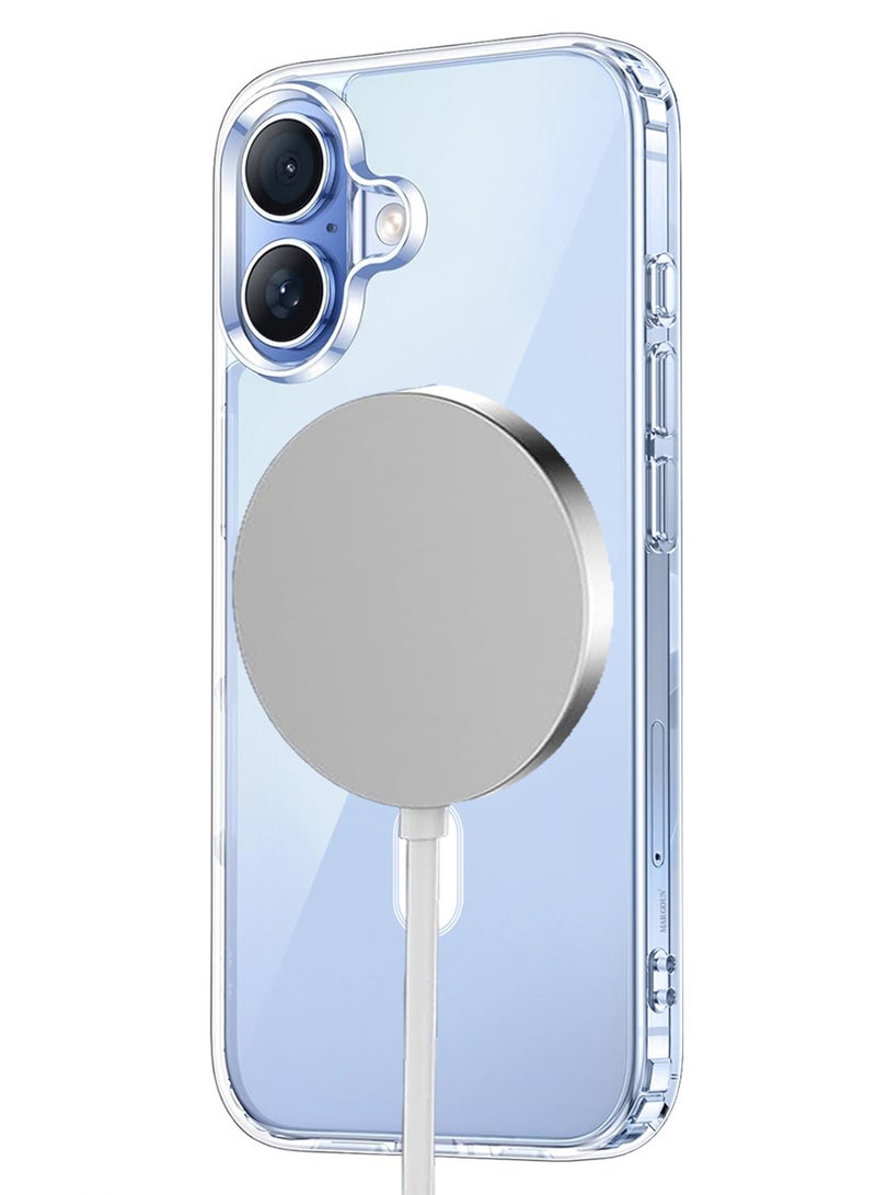 مارجون 3 Packs Magnetic Clear Case for iPhone 17 - One Case Two Privacy Screen Protectors - MagSafe Compatible Shockproof TPU Drop Protection Slim Transparent Cover Clear-5 - Image 4