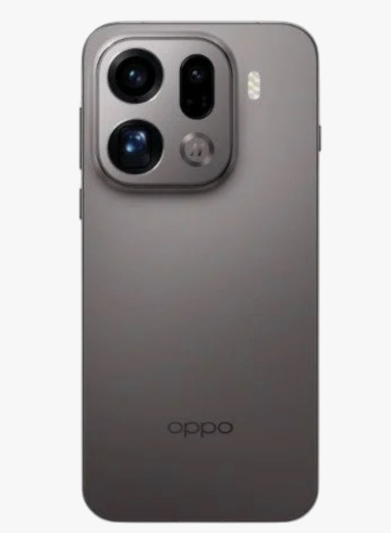 أوبو هاتف Find X9 Pro 5G الذكي (512GB 16GB RAM) بلون الفحم التيتانيوم | مواصفات صينية | شاشة LTPO AMOLED بحجم 6.78 بوصة، 1B ألوان، 120Hz معالج MTK 9500 Dimensity بطارية 75000 مللي أمبير شحن سلكي 80W، NFC | كاميرا سيلفي بدقة 50MP . شاشة مسطحة بدقة 5K FHD+ مع تقنية LTPO لعرض سلس | مع دعم Google Play - Image 2