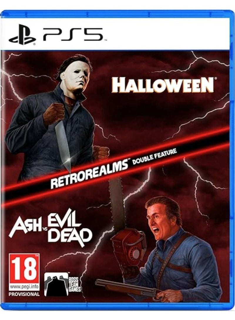 سوني هالوين و آشي ضد الموت الشرير - ميزة مزدوجة ريترو ريلمز - بلاي ستيشن 5 (PS5) - Image 1