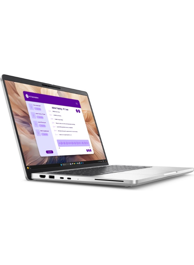 DELL (Upgraded Version) 14 Pro Plus Laptop With 14-Inch Full HD Display,Core Ultra 7 265U Processor/16GB RAM/1TB SSD/Intel Arc Graphics/Windows 11 Pro / English/Arabic silver - Image 2