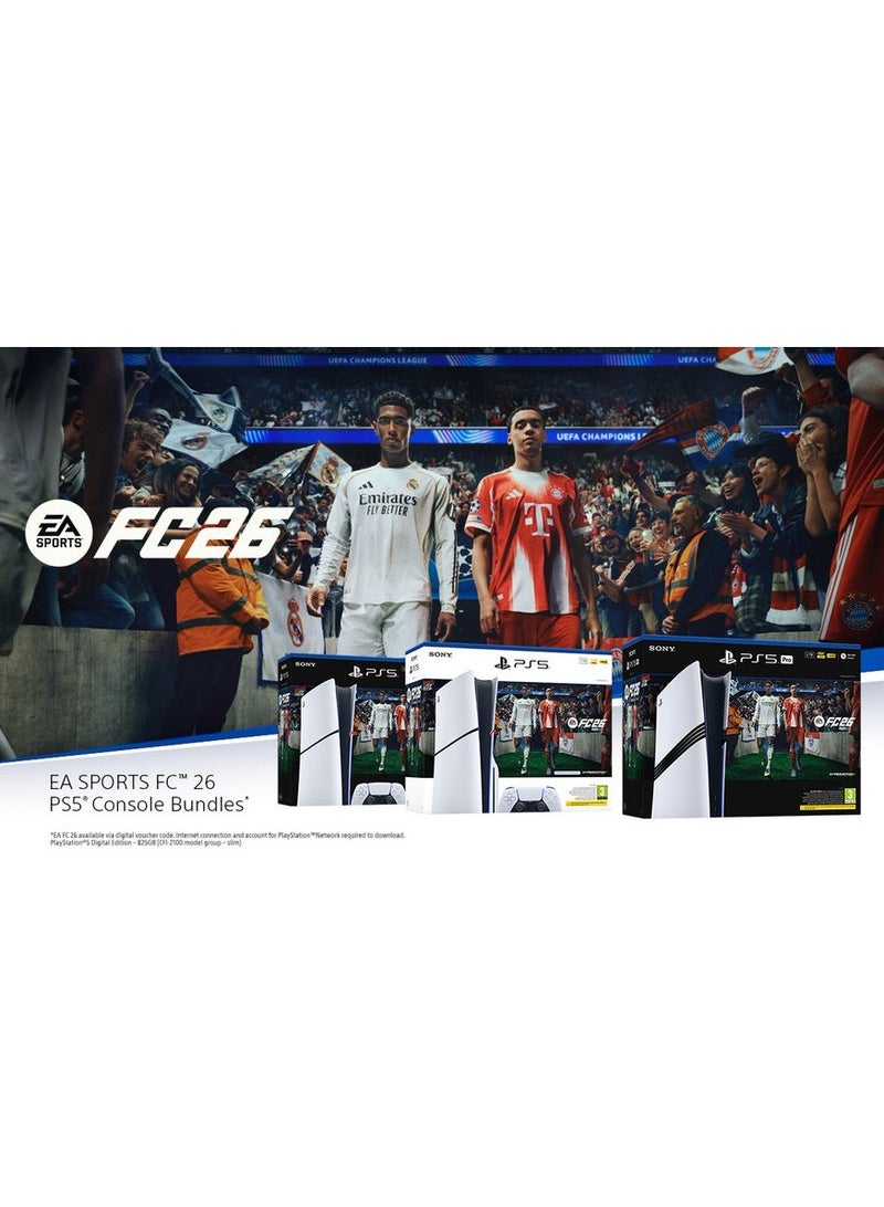 Sony PlayStation 5 Digital Edition with EA SPORTS FC 26 Bundle - Image 2