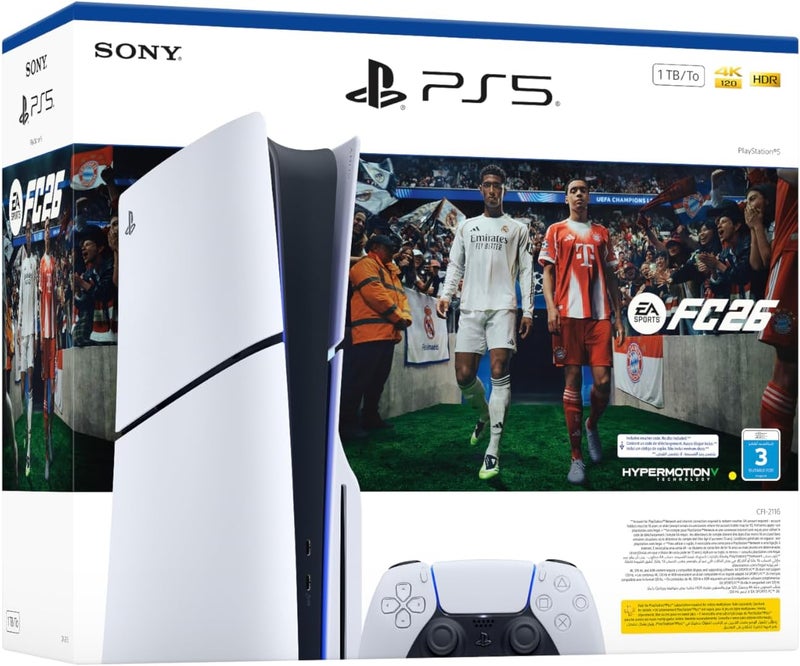 Sony PlayStation 5 Disc Edition with EA SPORTS FC 26 Bundle - Image 2