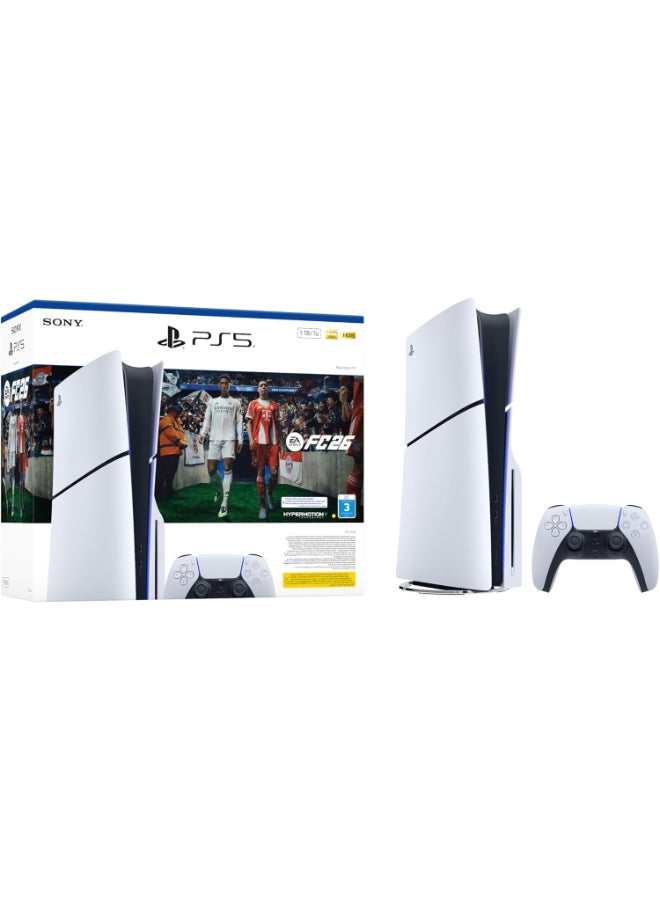 Sony PlayStation 5 Disc Edition with EA SPORTS FC 26 Bundle - Image 1