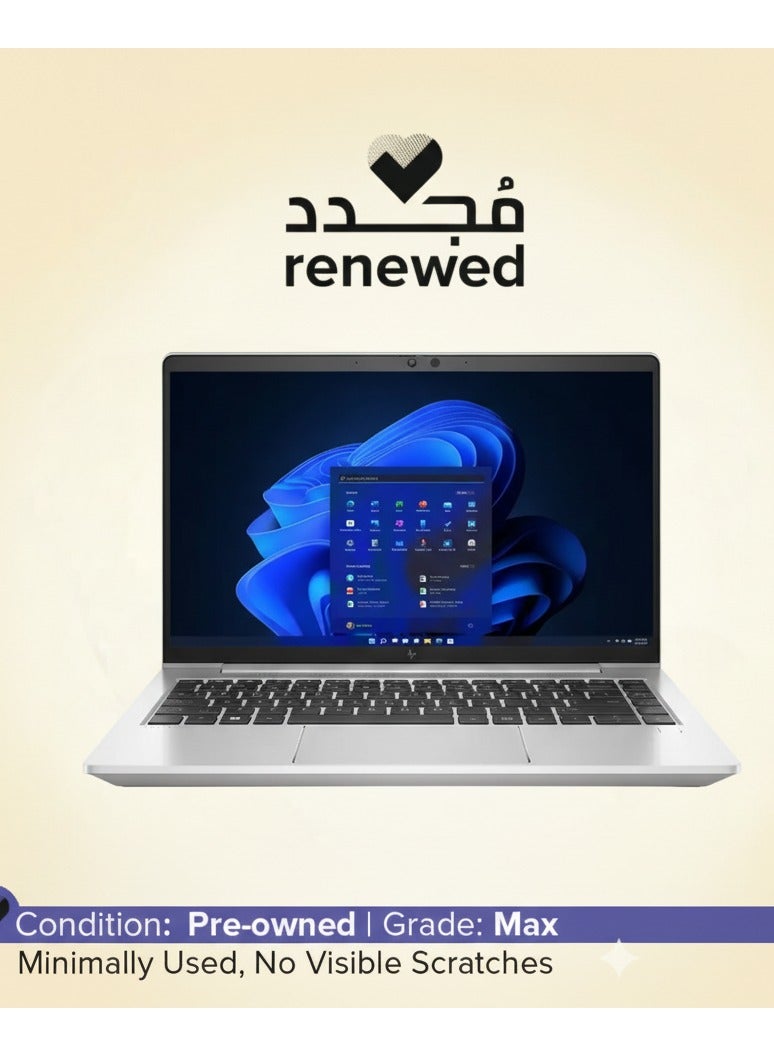 HP Renewed HP EliteBook 645 G9 – Ryzen 5 Pro 5675U, 16GB RAM, 256GB SSD, 14" FHD silver - Image 1