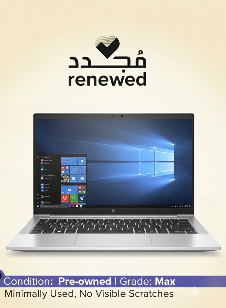 Renewed HP EliteBook 835 G7 – Ryzen 5 Pro 4650U, 16GB RAM, 256GB SSD, 13.3" FHD silver