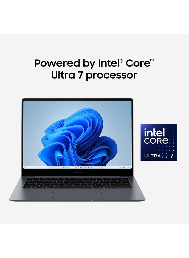 سامسونج Galaxy Book5 Pro 16" AMOLED Touchscreen Laptop, Intel Core Ultra 7 258V,16 Inch AMOLED WQHD Touchscreen, 32GB RAM, 1TB SSD, Intel Arc Graphics, Windows 11 Home, English Grey - Image 2