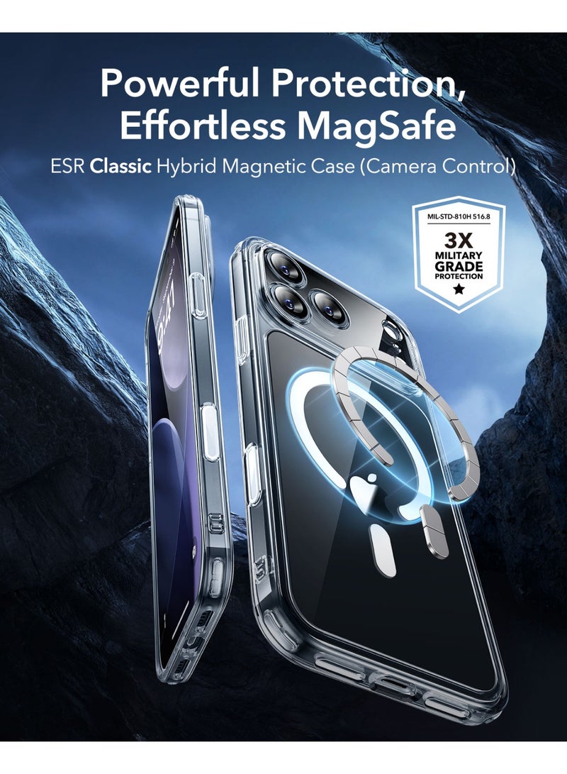 اي اس ار Classic Series Case and Screen Protector Set For iPhone 17 Pro Max, MagSafe-Compatible, Military-Grade Protection - Clear - Image 2