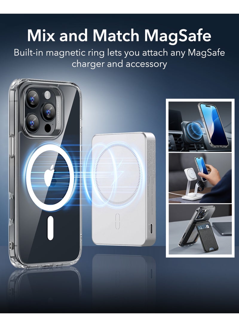 ESR Classic Series Case and Screen Protector Set For iPhone 16 Pro Max, MagSafe-Compatible, Military-Grade Protection - Clear - Image 5