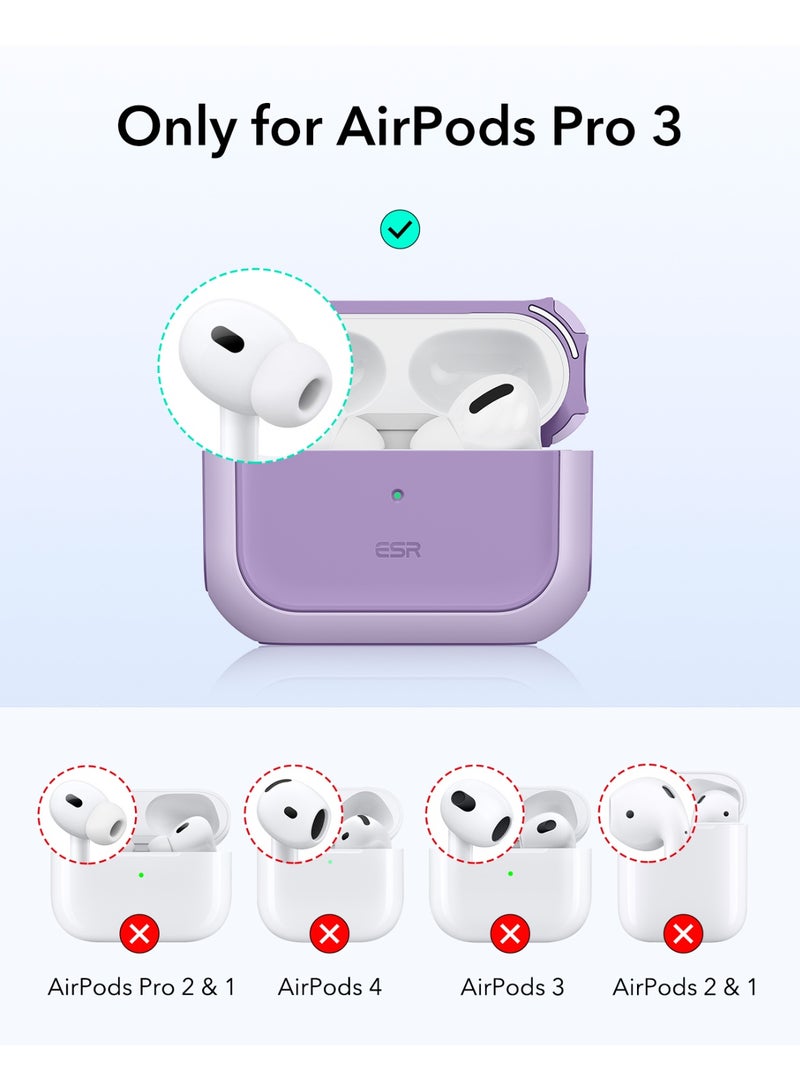 ESR for AirPods Pro 3 Case, Compatible with AirPods Pro 3rd Generation Case (2025), Compatible with MagSafe, Full Drop Protection Cover with Lanyard purple - Image 3