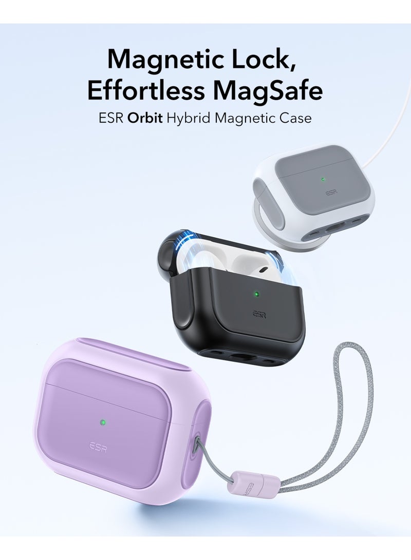 ESR for AirPods Pro 3 Case, Compatible with AirPods Pro 3rd Generation Case (2025), Compatible with MagSafe, Full Drop Protection Cover with Lanyard purple - Image 4