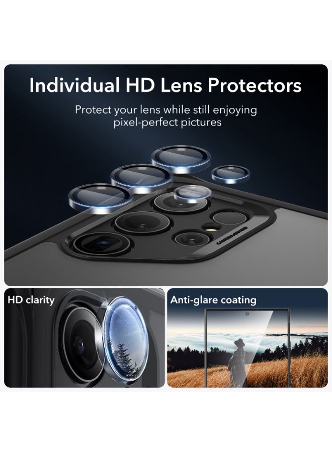 اي اس ار غطاء سلسلة درع لجهاز سامسونج جالكسي S24 ألترا، حماية كاملة للجسم مع غطاء أمامي وواقي شاشة وإطار أمامي إضافي واقي، 3 أوضاع لحامل الهاتف، حماية بمعايير عسكرية -  - Image 5