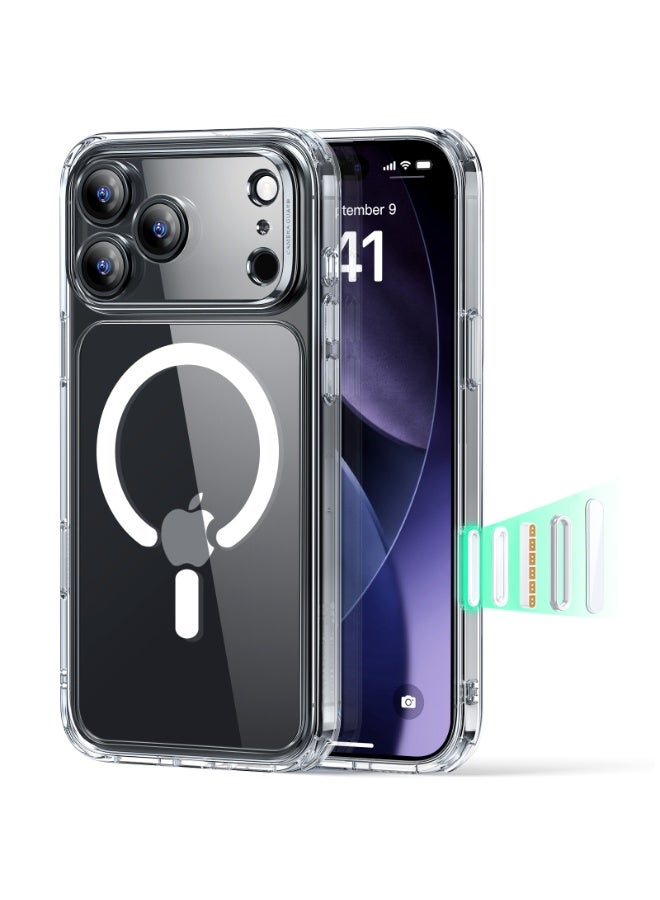 ESR For iPhone 17 Pro Max Case, Camera Control, Compatible with MagSafe, Shockproof Military-Grade Protection, Magnetic Phone Case For iPhone 17 Pro Max, Classic Hybrid Case - Clear - Image 1