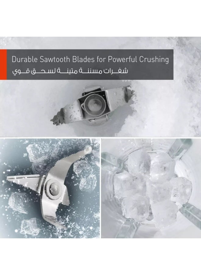 Panasonic Blender MX-MG5321 White with Glass Jug and Grinder Mill 600 W MX-MG5321 WHITE - Image 2