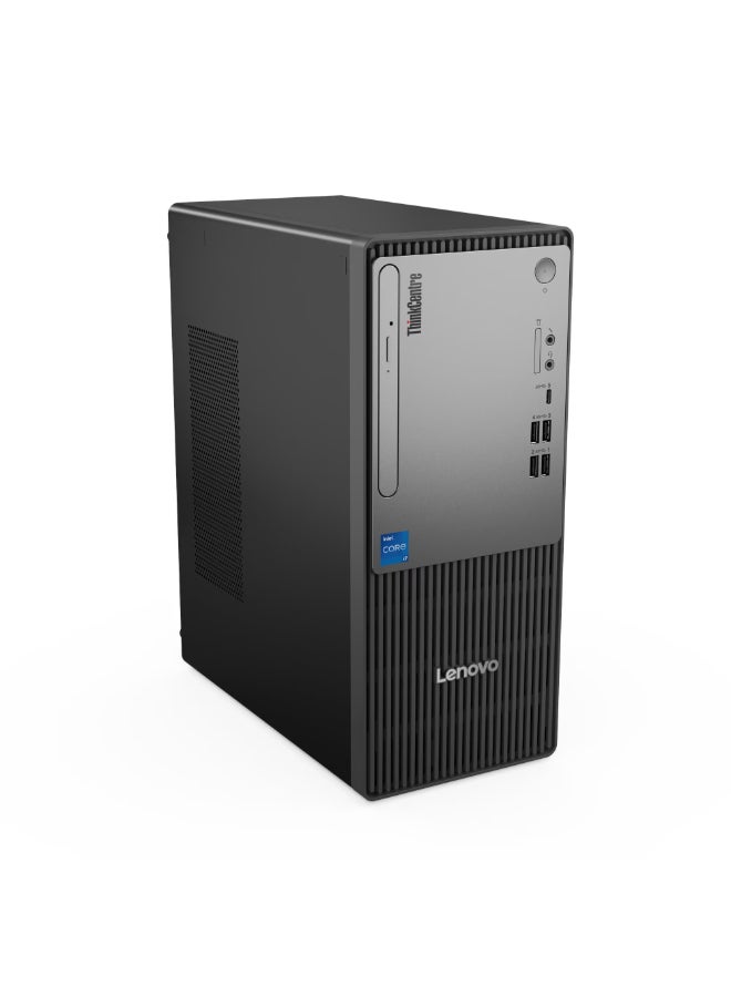 لينوفو ThinkCenter M50t PC With Intel Core i5-14400 Processor/ 8GB RAM DDR5/512GB SDD/DOS(Without Windows)/ Black - Image 4