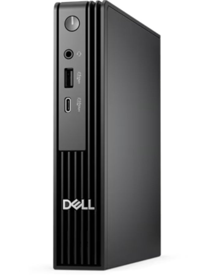 ديل Pro Micro PC With Intel Core i5-14500T Processor/8GB RAM DDR5/512GB SSD/Ubuntu 24.04 LTS/ Black - Image 3