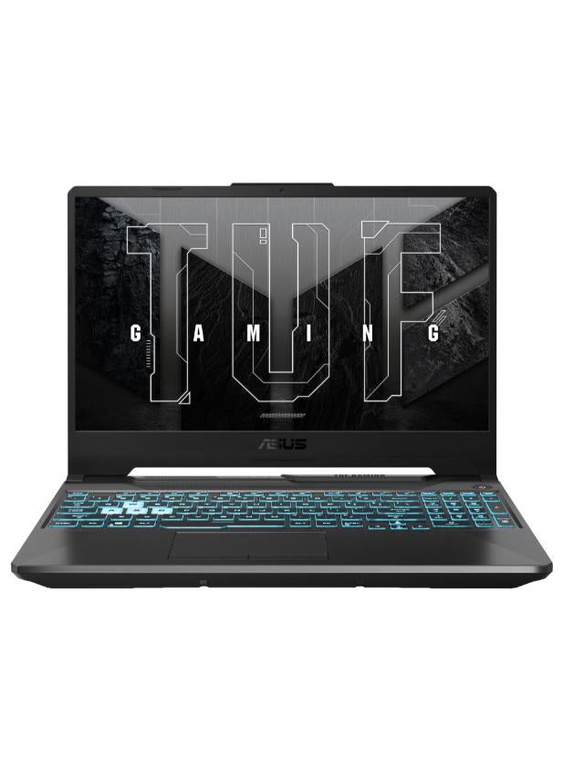 ASUS TUF Gaming Laptop With 15.6 Inch Full HD (1920X1080) Display, AMD Ryzen 5-7535HS Processor/8GB RAM DDR5/512GB/Windows 11 Home/Nvidia GeForce RTX 3050 Graphics/ English/Arabic Graphite Black - Image 1