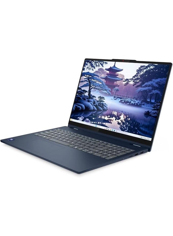 Lenovo (Upgraded Version) IdeaPad 5 2-in-1 16IAL10 (2025) Laptop - 2nd Gen / Intel Core Ultra 7 255U / 16inch WUXGA X360 Touchscreen / 1TB SSD / 16GB RAM / Integrated Intel Graphics / Windows 11 Home / Cosmic Blue English/Arabic Cosmic Blue - Image 3