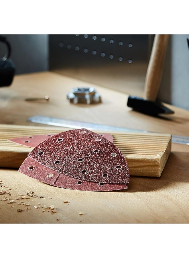 بوش 2609256A67 Home and Garden Sanding Sheet 10 Pcs Set for Multi-Sanders - Brown - Image 3