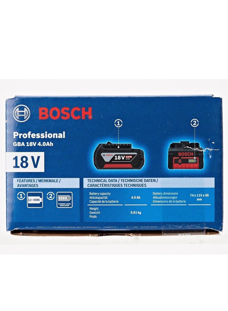 BOSCH Professional GBA 18V 4.0Ah Battery Pack(1600Z00038) - Image 5