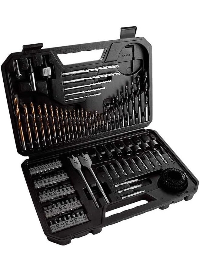 بوش 103 Piece Professional Titanium Drilling And Screwdriving Set, Mixed Accessory Tools Set, Black 2608594070 - Image 3