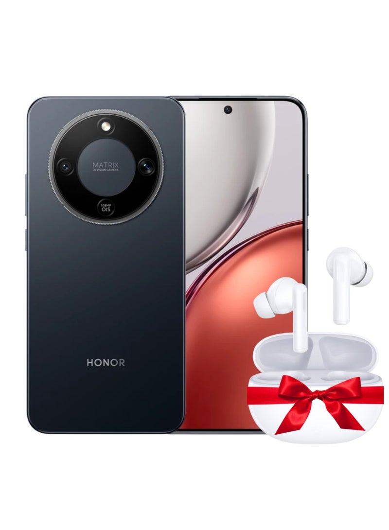 Honor X9d Dual SIM Midnight Black 12GB RAM 256GB 5G - Middle East Version With Free Choice Earbuds X7i - Image 1