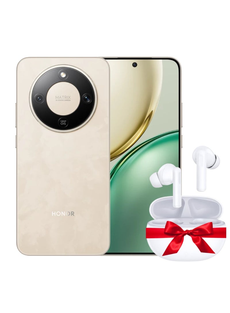 Honor X9d Dual SIM Sunrise Gold 12GB RAM 256GB 5G - Middle East Version With Free Choice Earbuds X7i - Image 1