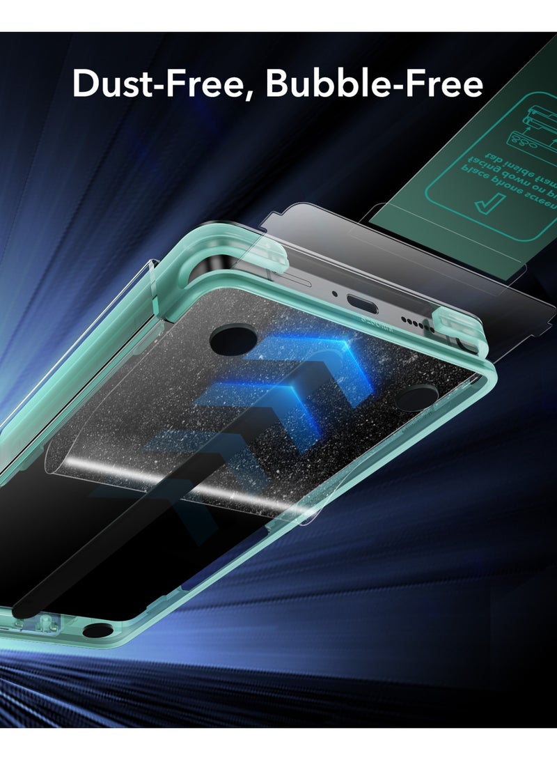 اي اس ار حماية شاشة ESR 2 عبوة لجهاز سامسونج جالاكسي S25 ألترا، زجاج مقسى HD بصلابة 9H+ مع تركيب سهل باستخدام صينية UltraFit لجهاز Galaxy S25 Ultra [6.9”]، متوافق مع الحافظة - Image 4