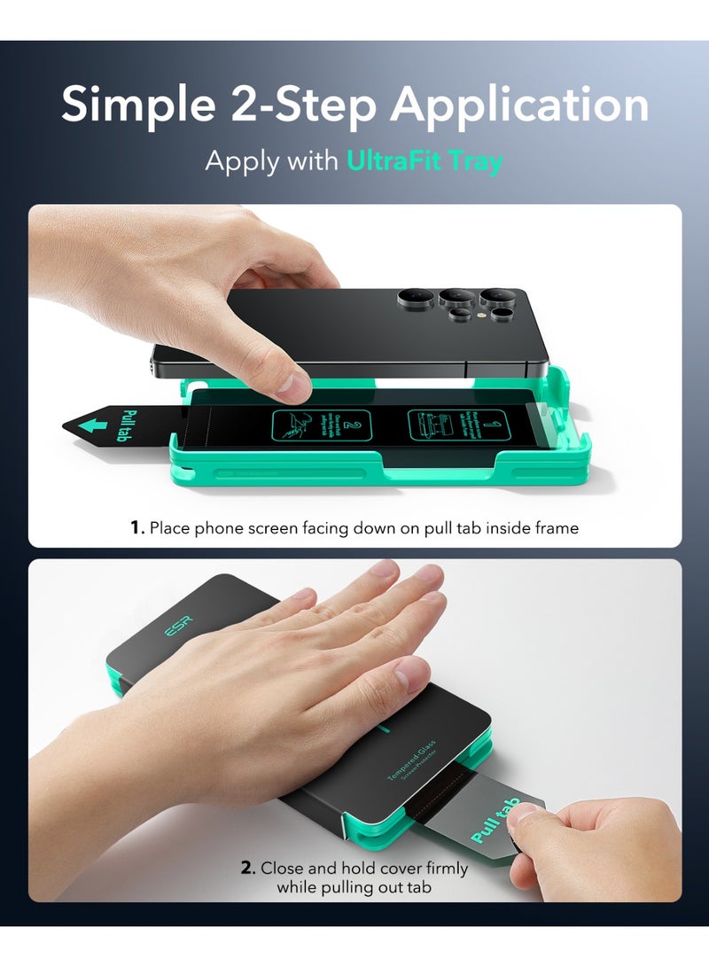 اي اس ار حماية شاشة الخصوصية ESR 1 عبوة لجهاز سامسونج جالاكسي S25 ألترا، زجاج مقسى بصلابة 9H+ مع تركيب سهل وصينية UltraFit لجهاز جالاكسي S25 ألترا [6.9”]، مضاد للتجسس - Image 4