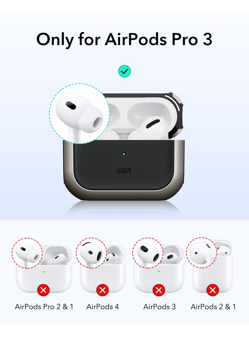 ESR for AirPods Pro 3 Case, Compatible with AirPods Pro 3rd Generation Case (2025), Compatible with MagSafe, Full Drop Protection Cover with Lanyard Titanium - Image 3