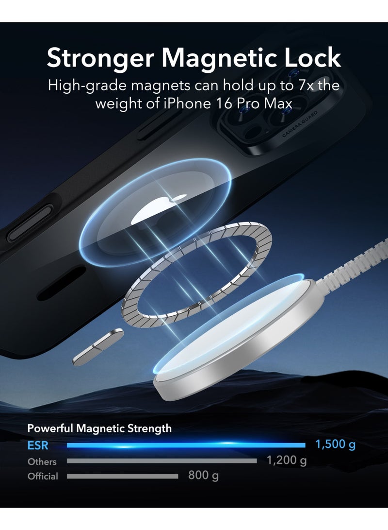 اي اس ار حافظة لجهاز آيفون 16 برو ماكس وواقٍ للشاشة، متوافق مع ماغسيف، حماية بمعيار عسكري، سلسلة كلاسيكية -  - Image 3