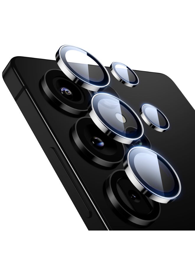 اي اس ار حامي عدسة الكاميرا ESR لهاتف سامسونج جالاكسي S25 ألترا، حمايات عدسات فردية، زجاج مقسى فائق النحافة مع حواف من الألمنيوم، متوافق مع الجراب - Image 1