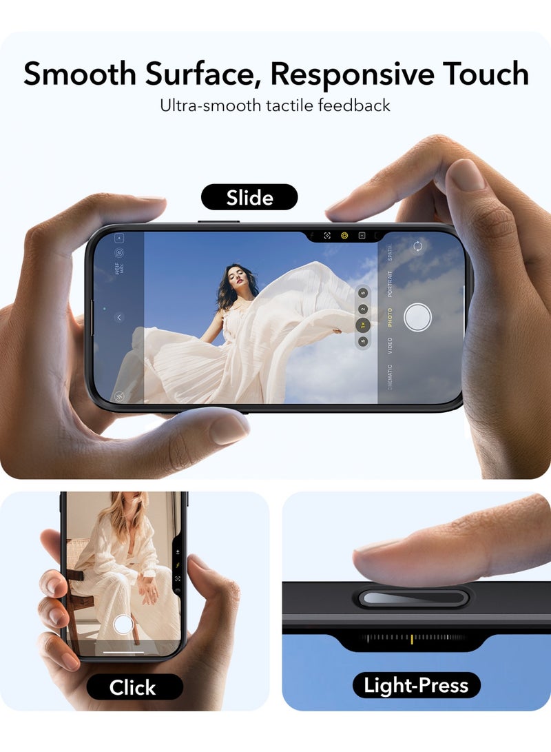 اي اس ار ESR for iPhone 16 Pro Max Case,Camera Control Button Compatible with MagSafe, Military-Grade Protective Case, Built-in Stash Stand Phone Case Classic Series Frosted Black - Image 4