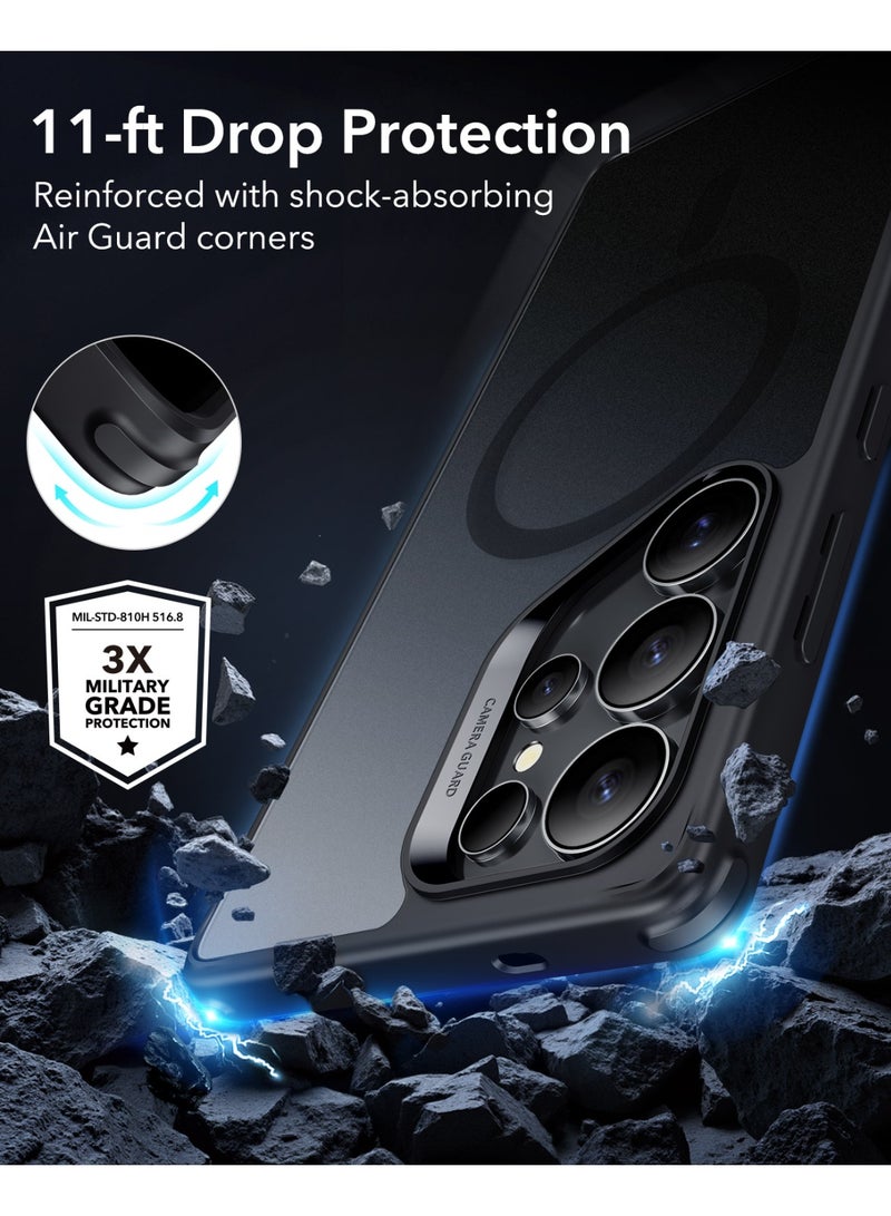 اي اس ار For Samsung Galaxy S25 Ultra Phone Case, Compatible with MagSafe, Magnetic Case For S25 Ultra, Military-Grade Protection, Yellowing Resistant, Classic Series - Black - Image 5