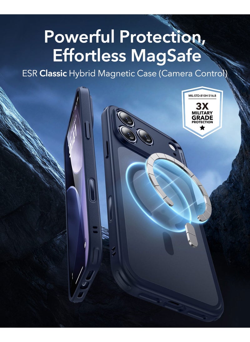 اي اس ار For iPhone 17 Pro Max Case, Camera Control, Compatible with MagSafe, Shockproof Military-Grade Protection, Magnetic Phone Case For iPhone 17 Pro Max, Classic Hybrid Case - Blue - Image 2