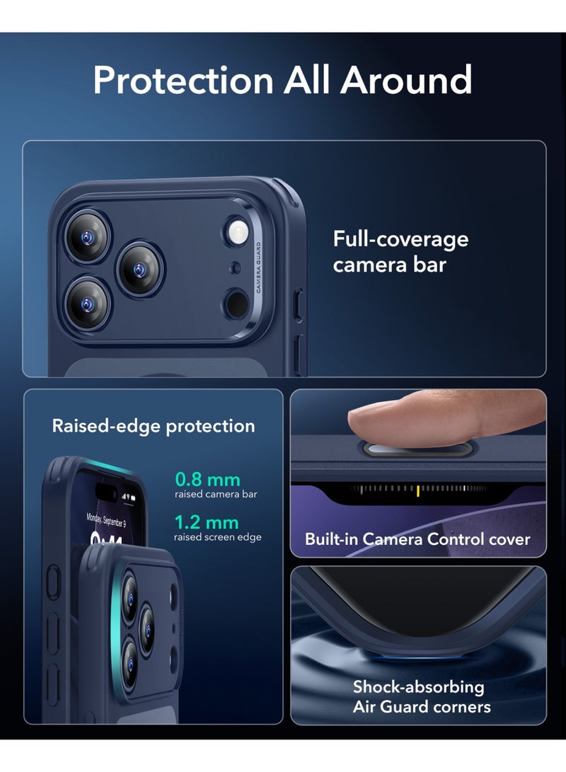 اي اس ار For iPhone 17 Pro Max Case, Camera Control, Compatible with MagSafe, Shockproof Military-Grade Protection, Magnetic Phone Case For iPhone 17 Pro Max, Classic Hybrid Case - Blue - Image 3