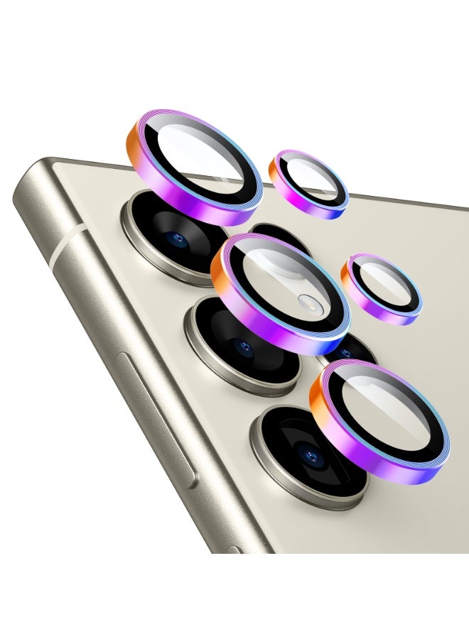 اي اس ار ESR for Samsung Galaxy S24 Ultra Camera Lens Protector, Individual Lens Protectors, Scratch-Resistant Ultra-Thin Tempered Glass with Aluminum Edging, Case Friendly Chromatic - Image 1