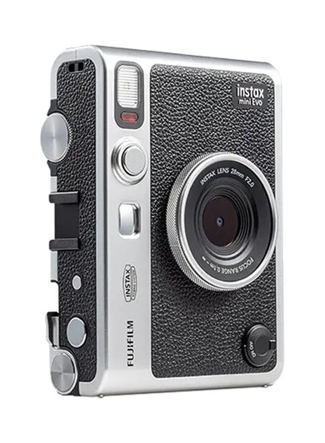 FUJIFILM Instax Mini EVO Hybrid Instant Camera – Black (USB-C) | Instant Print with Digital Preview, Creative Modes & Built-In Selfie Mirror With Pack Of 10 Films - Image 4