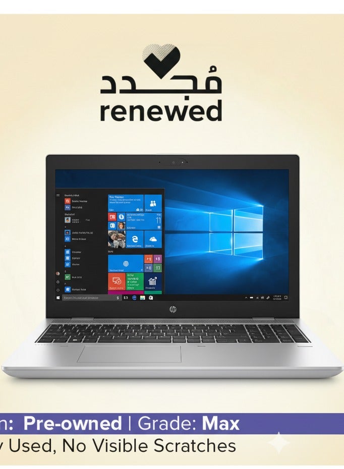 Renewed HP ProBook 650 G5 – i5-8365U, 8GB RAM, 256GB SSD, 15.6" FHD silver
