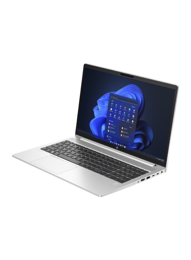 HP Probook 450 Laptop With 15.6 Inch Full HD (1920x1080) Display, Core i7-1355U Processor/16GB RAM DDR5/512GB SSD/4GB Nvidia GeForce RTX 2050 Graphics/Windows 11 Pro/ English/Arabic Pike Silver - Image 2