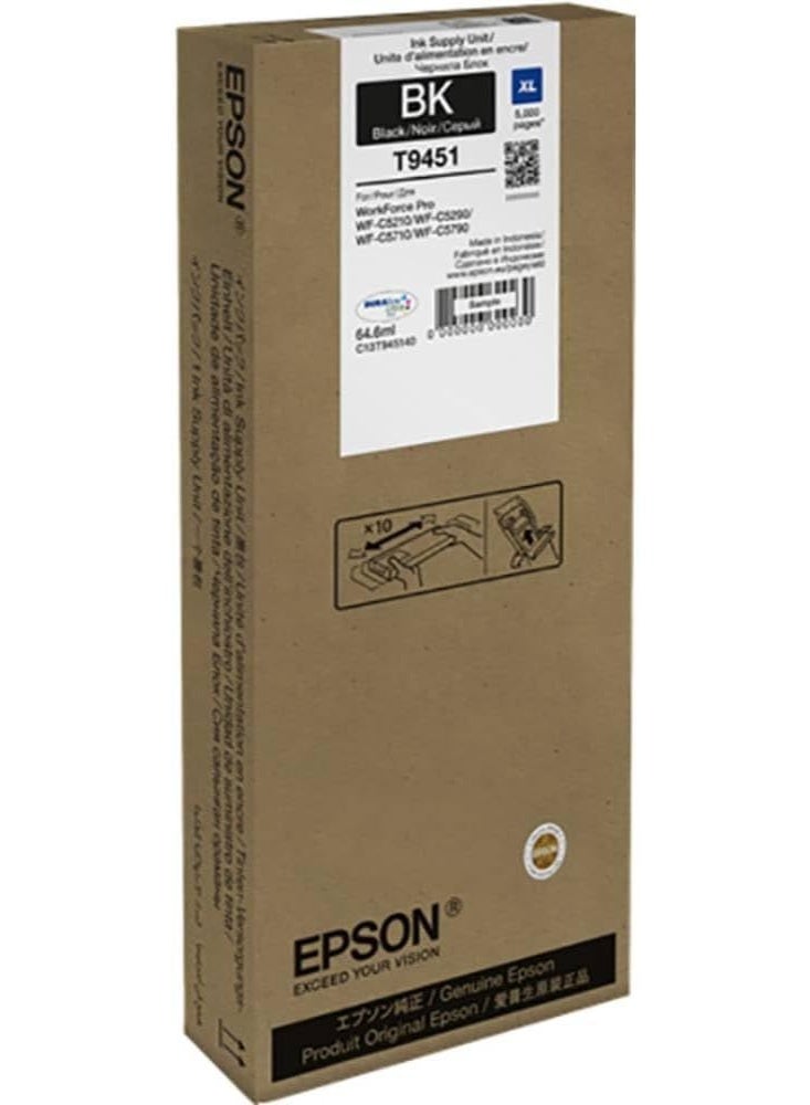 EPSON WF-C52xx / WF-C57xx Series Ink Cartridge XL BLACK - Image 1