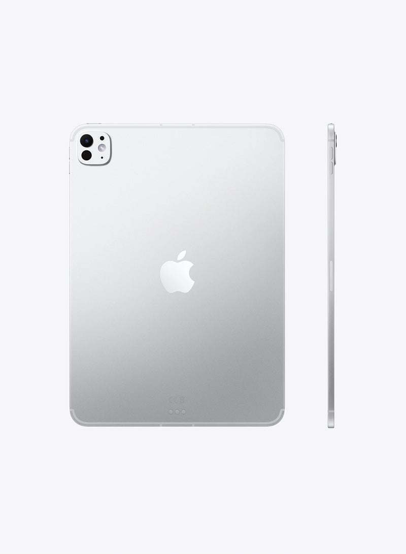 Apple iPad Pro - 2025(6th Generation) M5 11-inch, 2TB, WiFi, Silver with Standard Glass - Middle East Version - Image 2