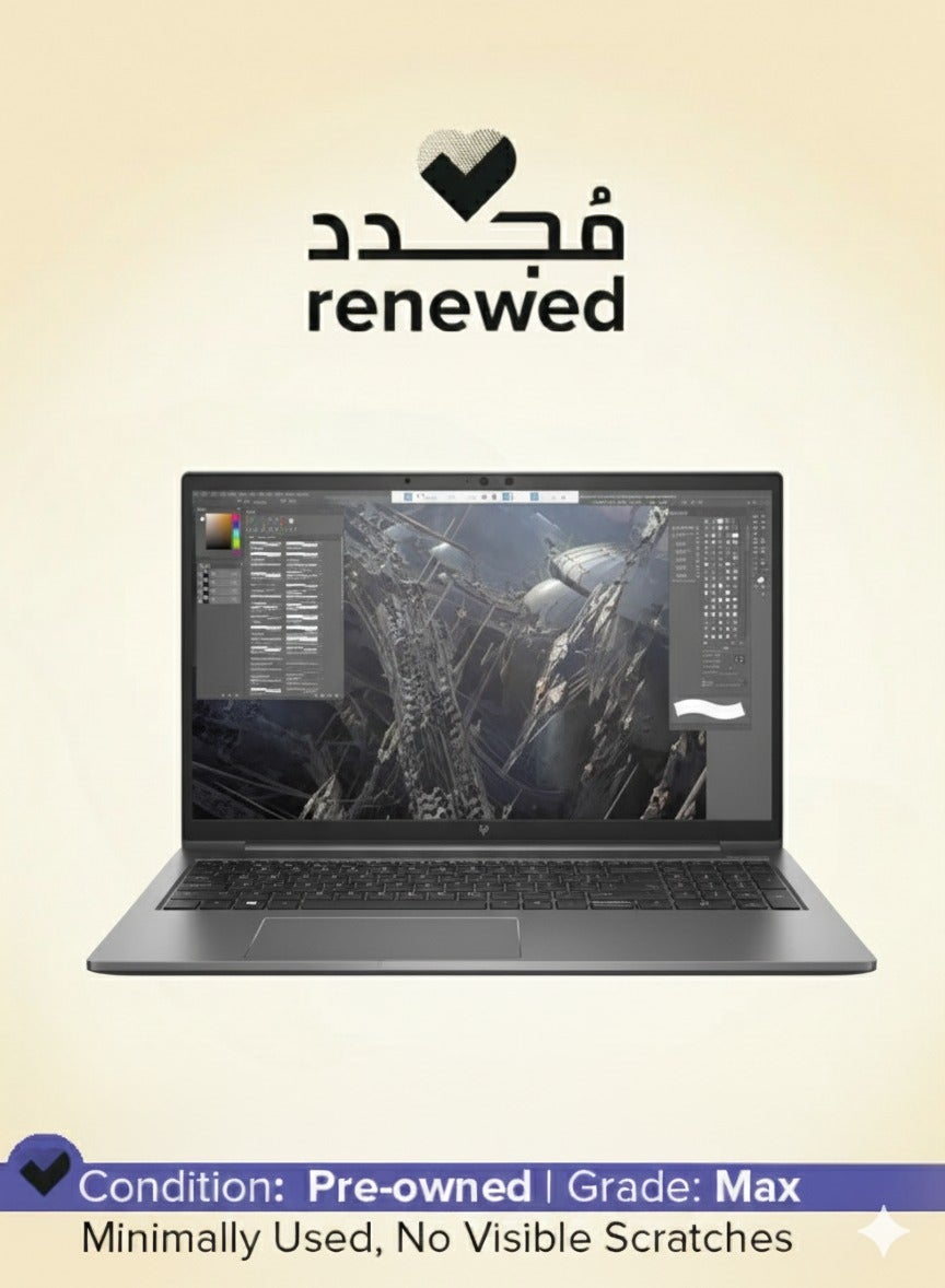 Renewed HP ZBook Firefly 14 G7 – i7-10610U, 16GB RAM, 256GB SSD, 14" FHD Touch silver