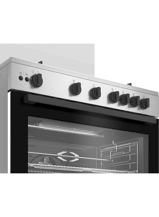 بيكو 90cm Stainless Steel Cooker BGGR11125GB silver - Image 3