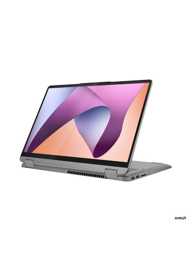 Lenovo IdeaPad Flex 5 14ABR8 Laptop With 14-Inch WUXGA (1920x1200) IPS Display, AMD Ryzen 5 5625U Processor/16GB RAM/ 1TB SSD/AMD Radeon Graphics/Windows 11With Backpack+mouse English/Arabic Arctic Grey - Image 3