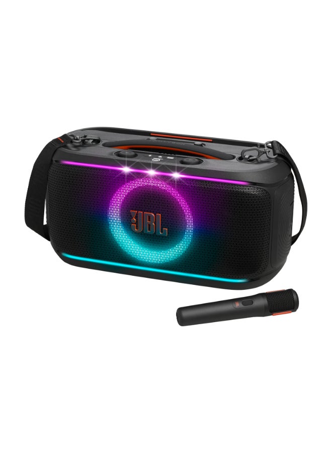 جي بي إل Portable Party Speaker With One Wireless Digital Mic, Handle And A Shoulder Strap black - Image 1