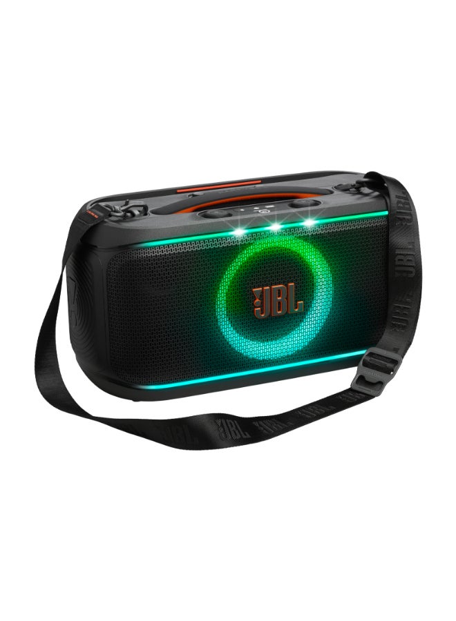 جي بي إل Portable Party Speaker With One Wireless Digital Mic, Handle And A Shoulder Strap black - Image 5