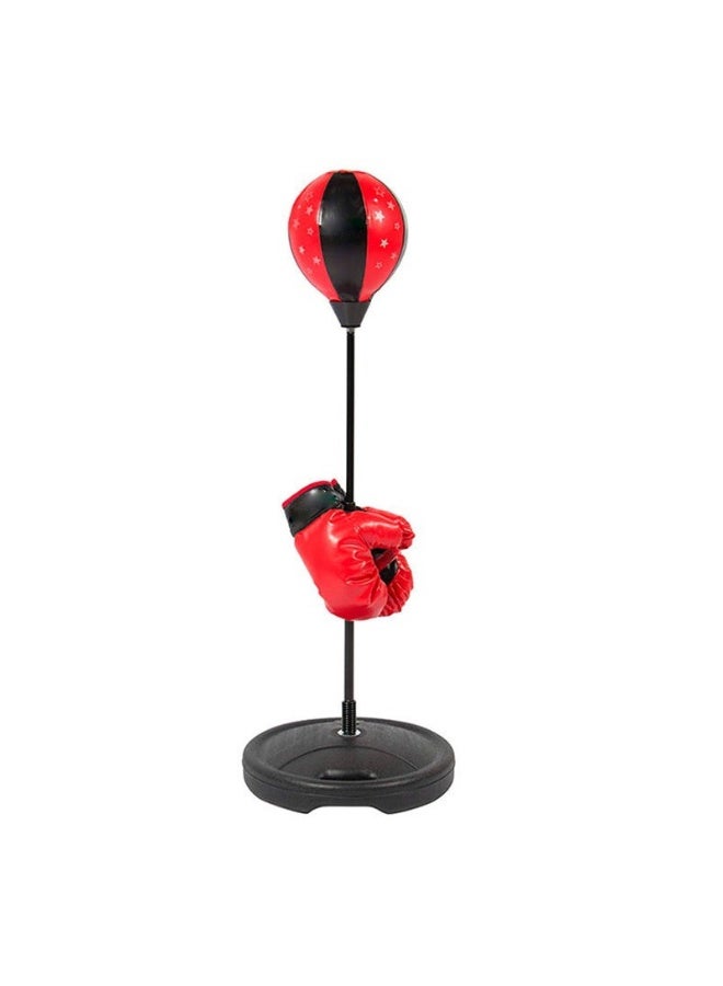 إج طقم حقيبة ملاكمة قابلة للتعديل مع قفازات - ارتفاع 43 بوصة للتدريب واللياقة والمتعة - Image 1