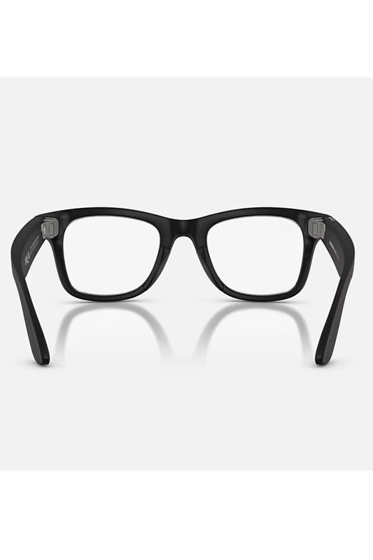 Meta Ray-Ban | Meta Wayfarer Large (Gen 2) - Clear lenses Matte - Black Clear - Image 5