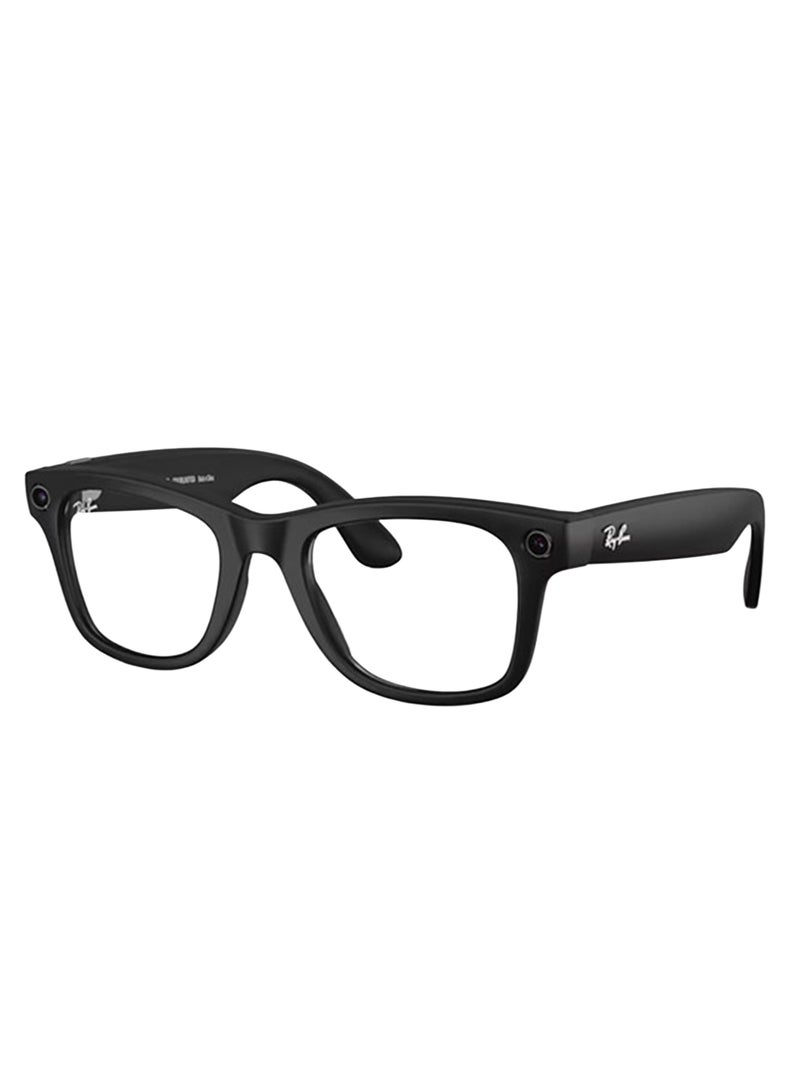 Meta Ray-Ban | Meta Wayfarer Large (Gen 2) - Clear lenses Matte - Black Clear - Image 1